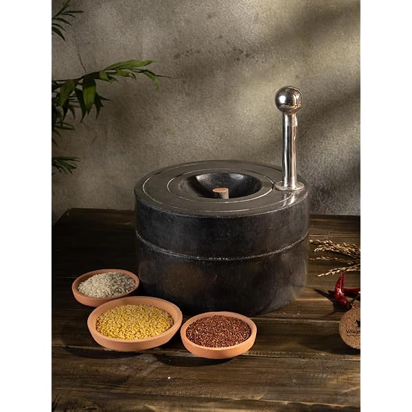 Hand-ground spices.