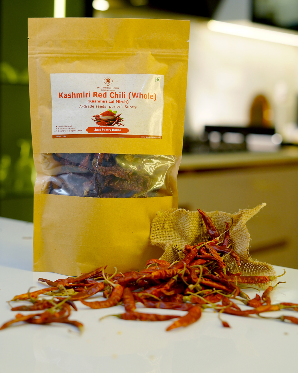 Kashmiri Red Chilli (Lal Mirch)