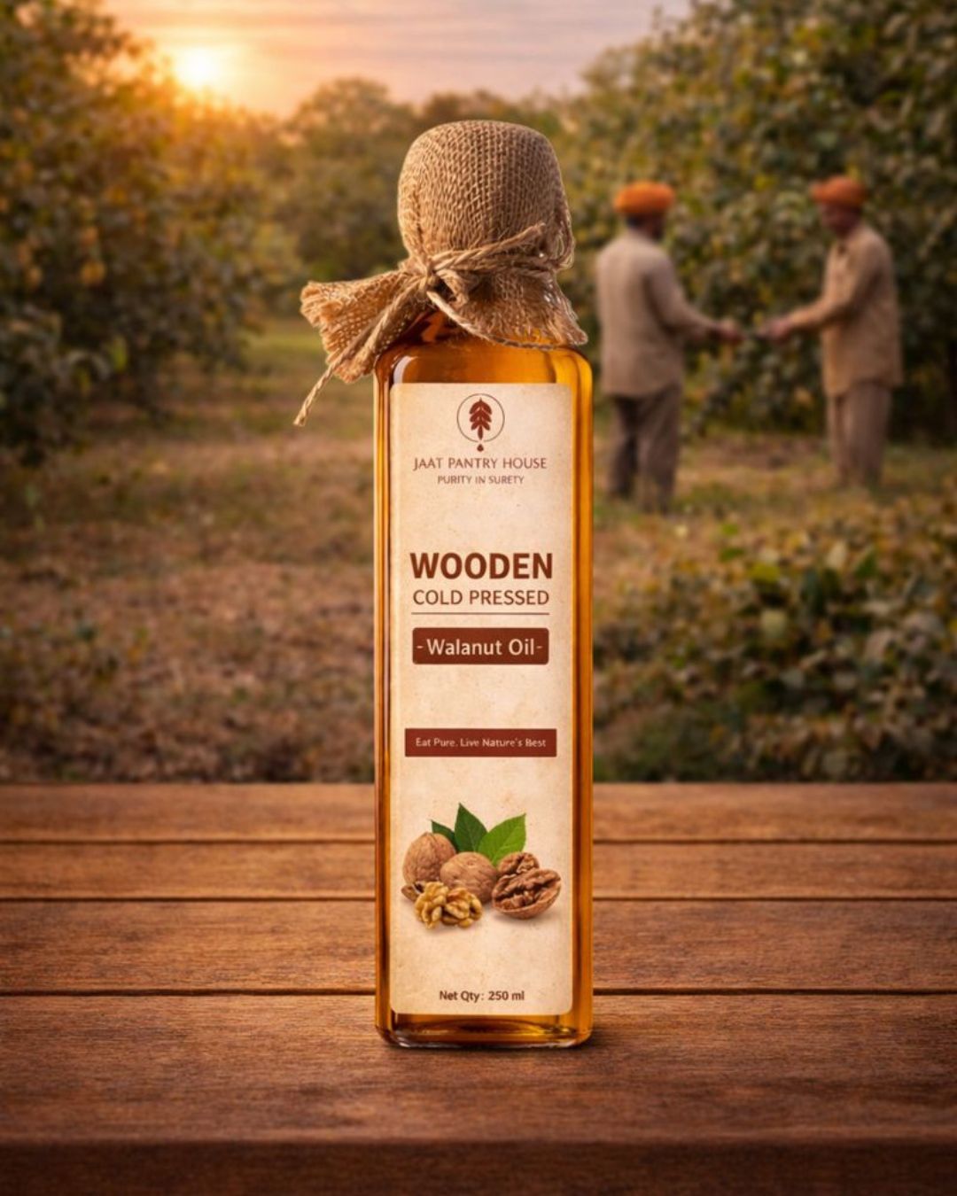 Wooden Cold-Pressed Walnut Oil