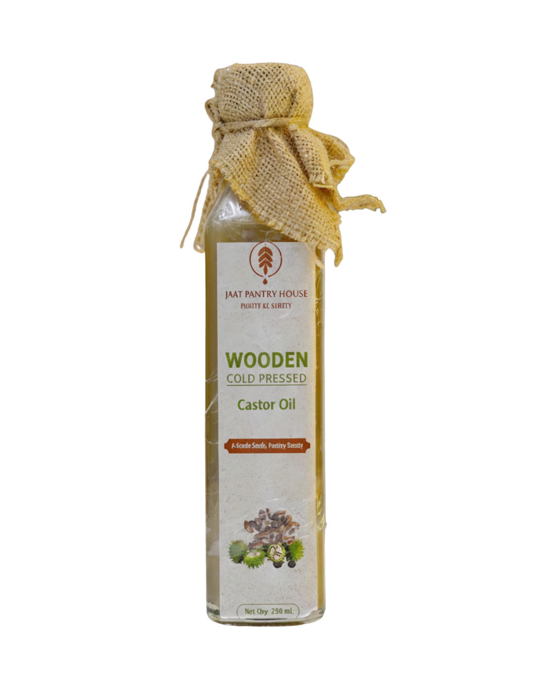 Wooden Cold-Pressed Castor Oil