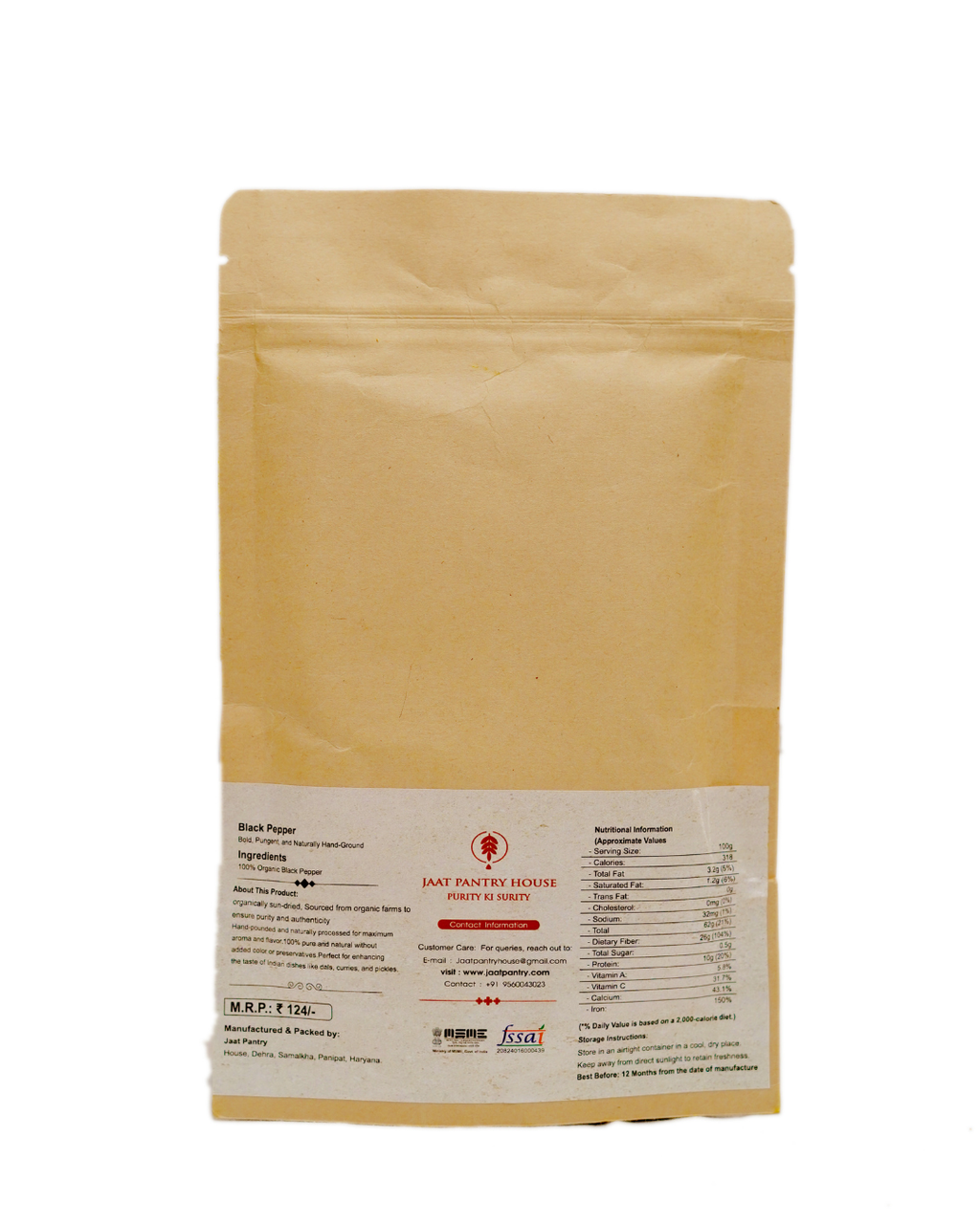 Black Pepper Powder (Kali Mirch)