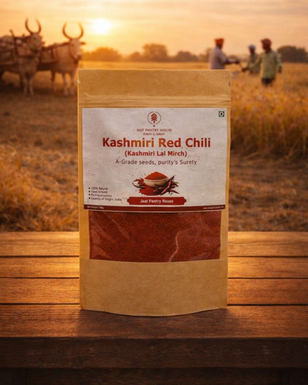 Kashmiri Red Chilli (Lal Mirch) Powder