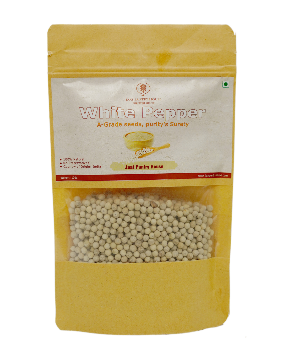 White Pepper (Safed Mirch) Whole